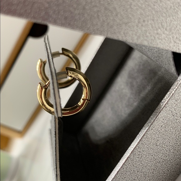 lussoro gold plated huggies - Picture 4 of 6